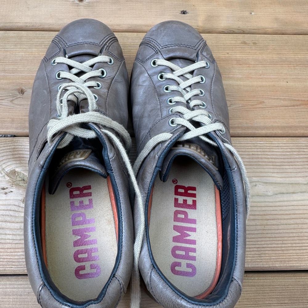 Camper Men's Taupe Leather Sneakers size 41